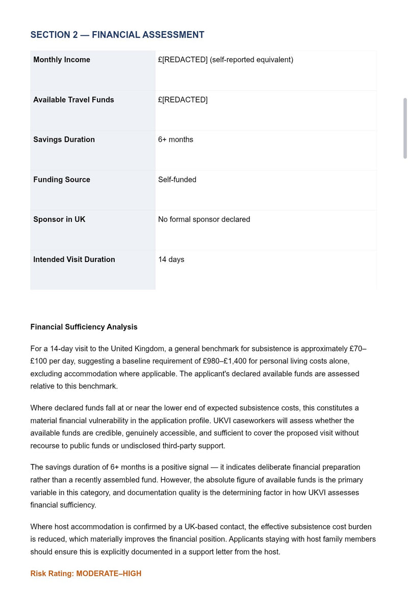 EXAMPLE REPORT