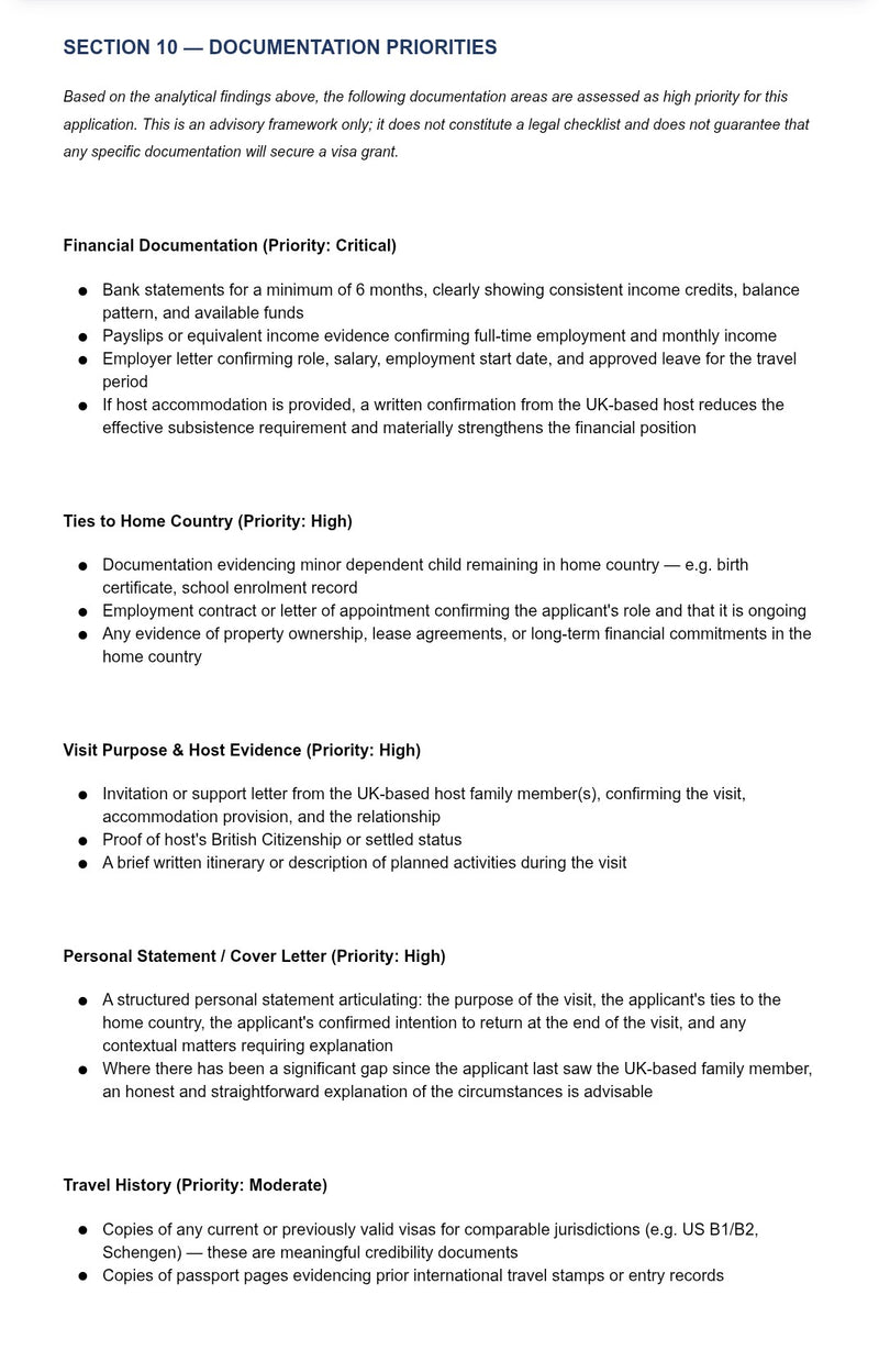 EXAMPLE REPORT